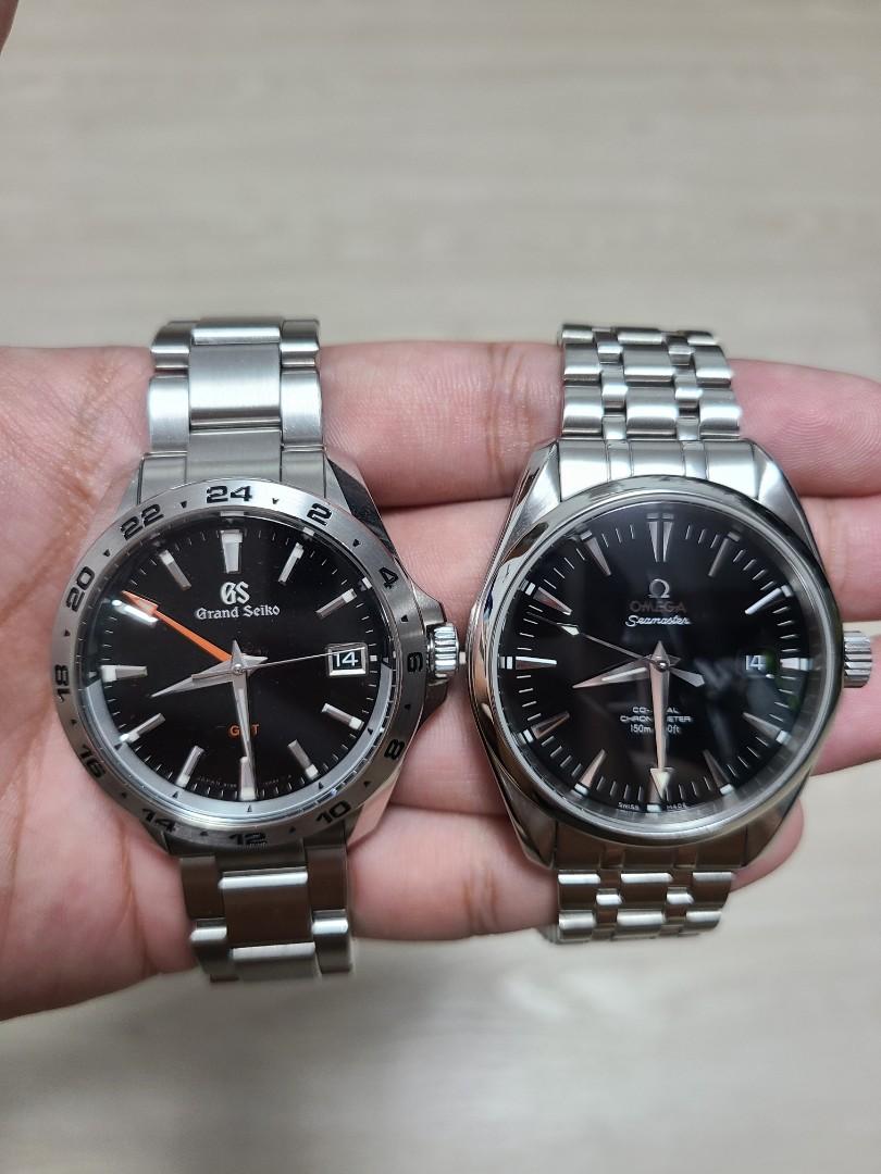 Grand Seiko SBGN003 and Omega at 2503, Luxury, Watches on Carousell