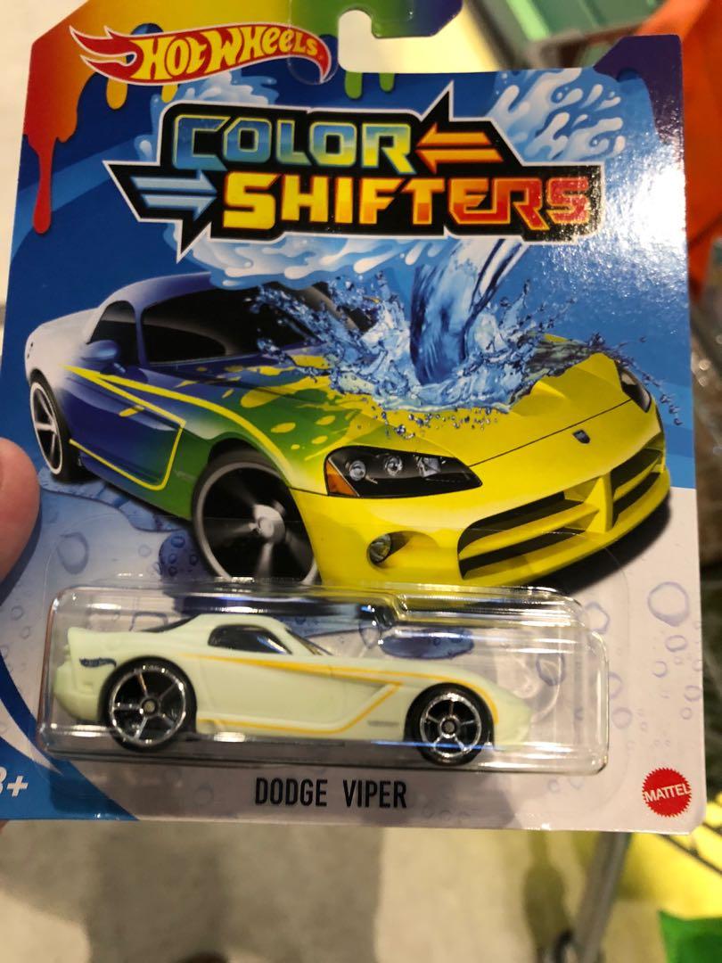 hot wheels color shifters dodge viper