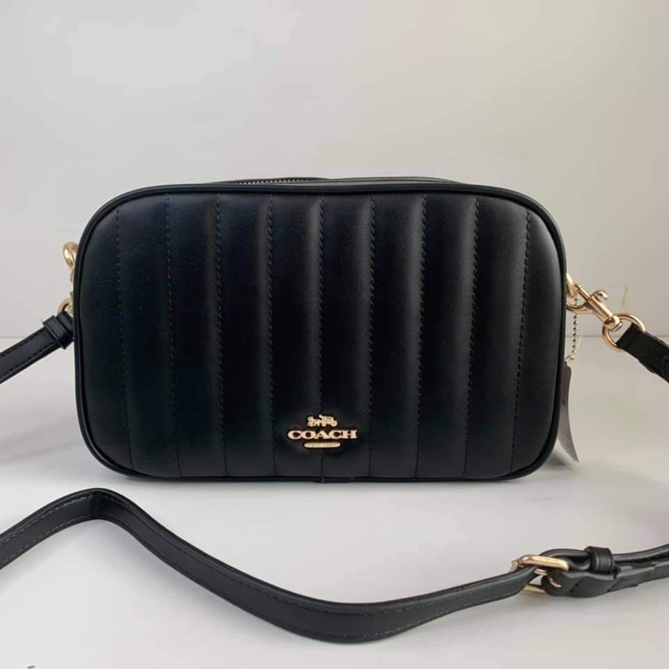 COACH JES CROSSBODY WITH LINEAR QUILTING (IM/BLACK)