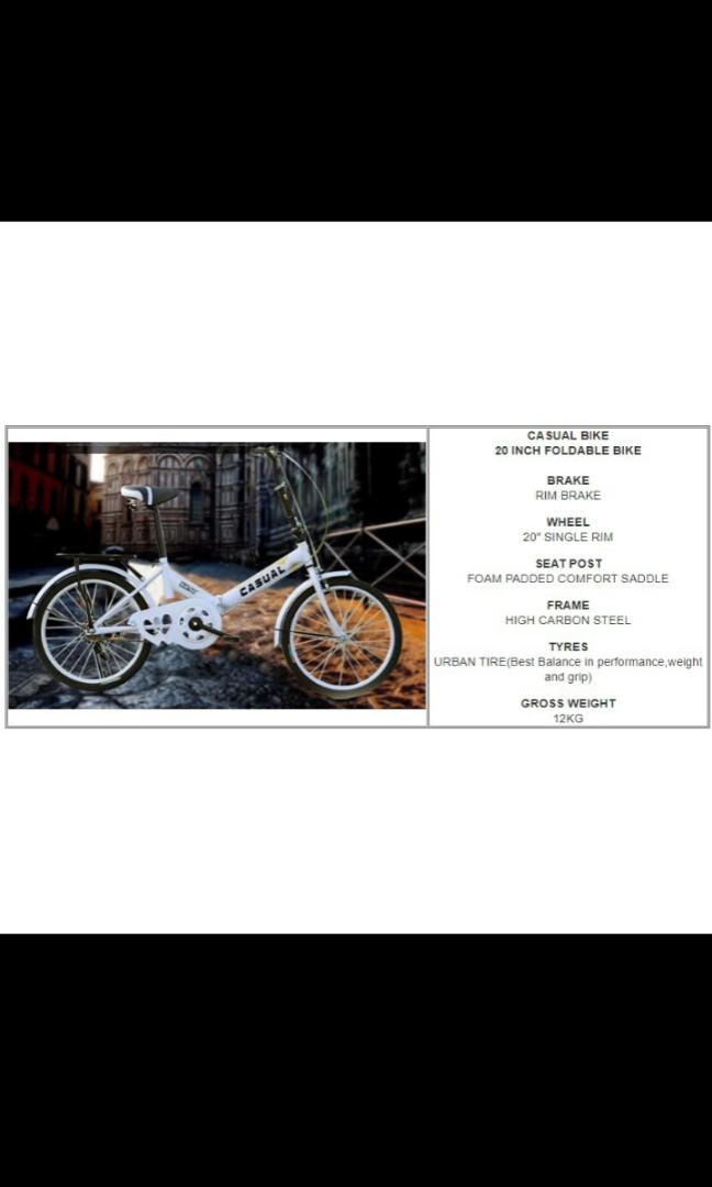 Jiji foldable bike, Sports Equipment, Bicycles & Parts, Bicycles on