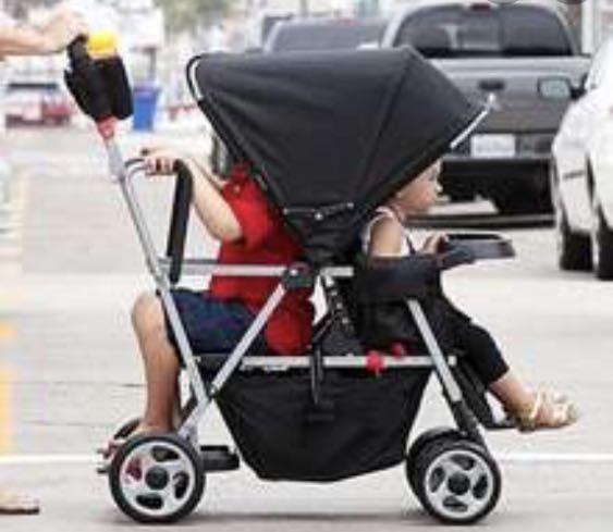 caboose double stroller
