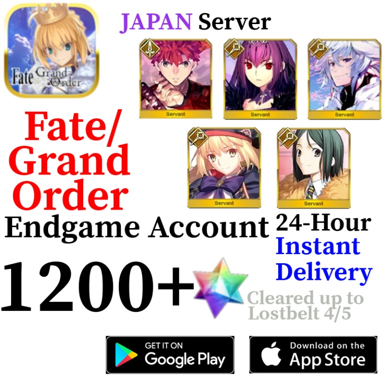 NA]Fate Grand Order English FGO Starter account Senji Muramasa +2400-2700  SQ
