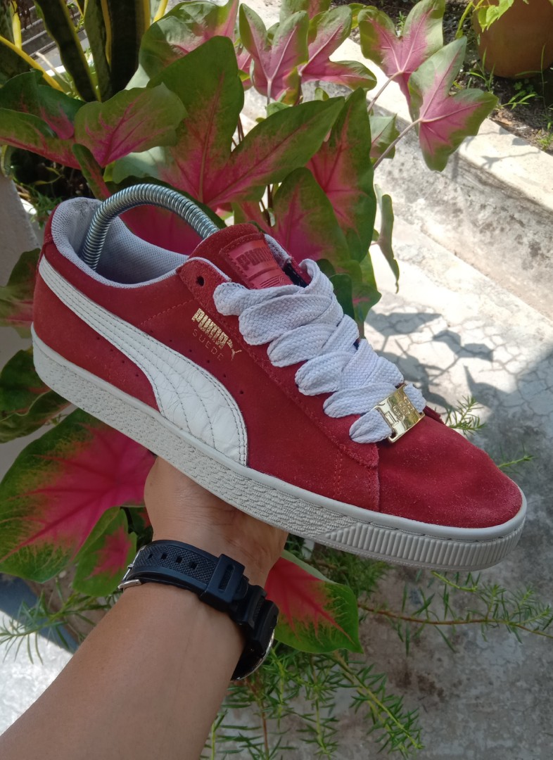 Kasut top puma suede