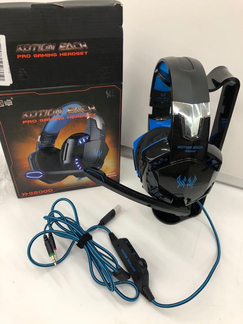 Kotion Each G2000 Gaming headset Audio Headphones Headsets on