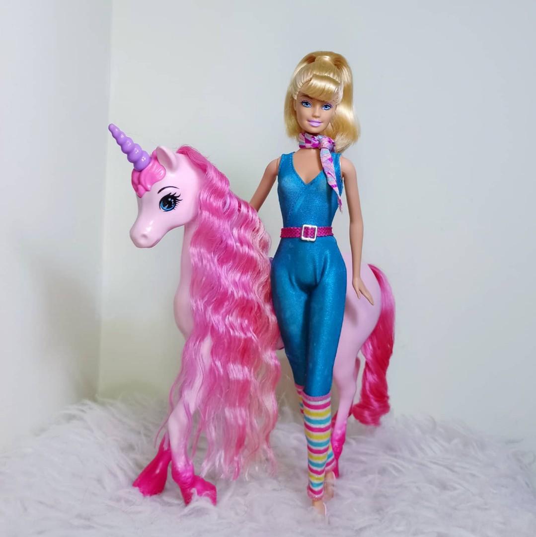 Kuda barbie Unicorn endless hair kingdom, Toys & Collectibles, Mainan