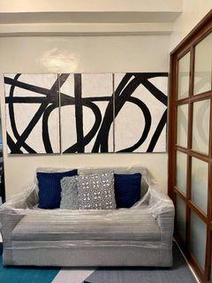 Large minimalist modern abstract painting for sale