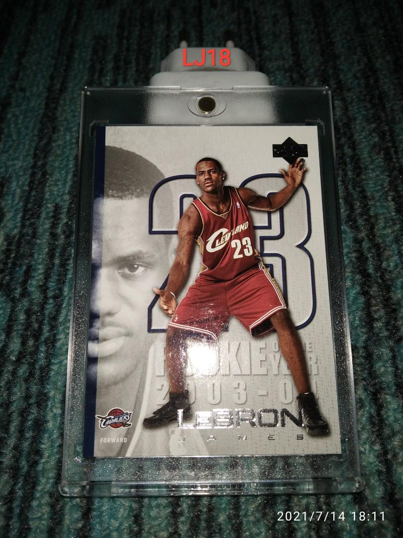 Upper deck lebron hotsell james rookie