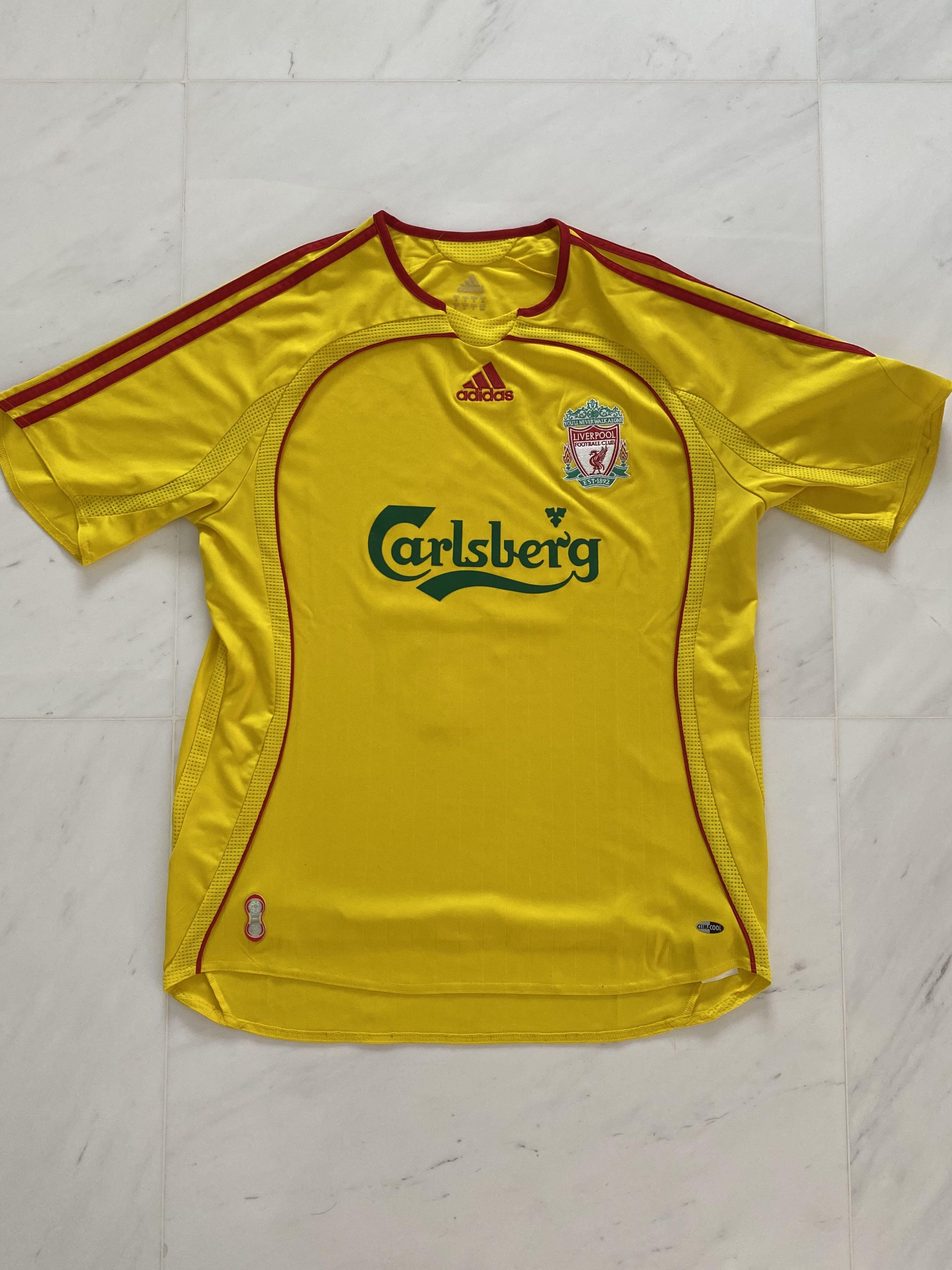Liverpool 2006 Away Kit Men s Fashion Tops Sets Tshirts