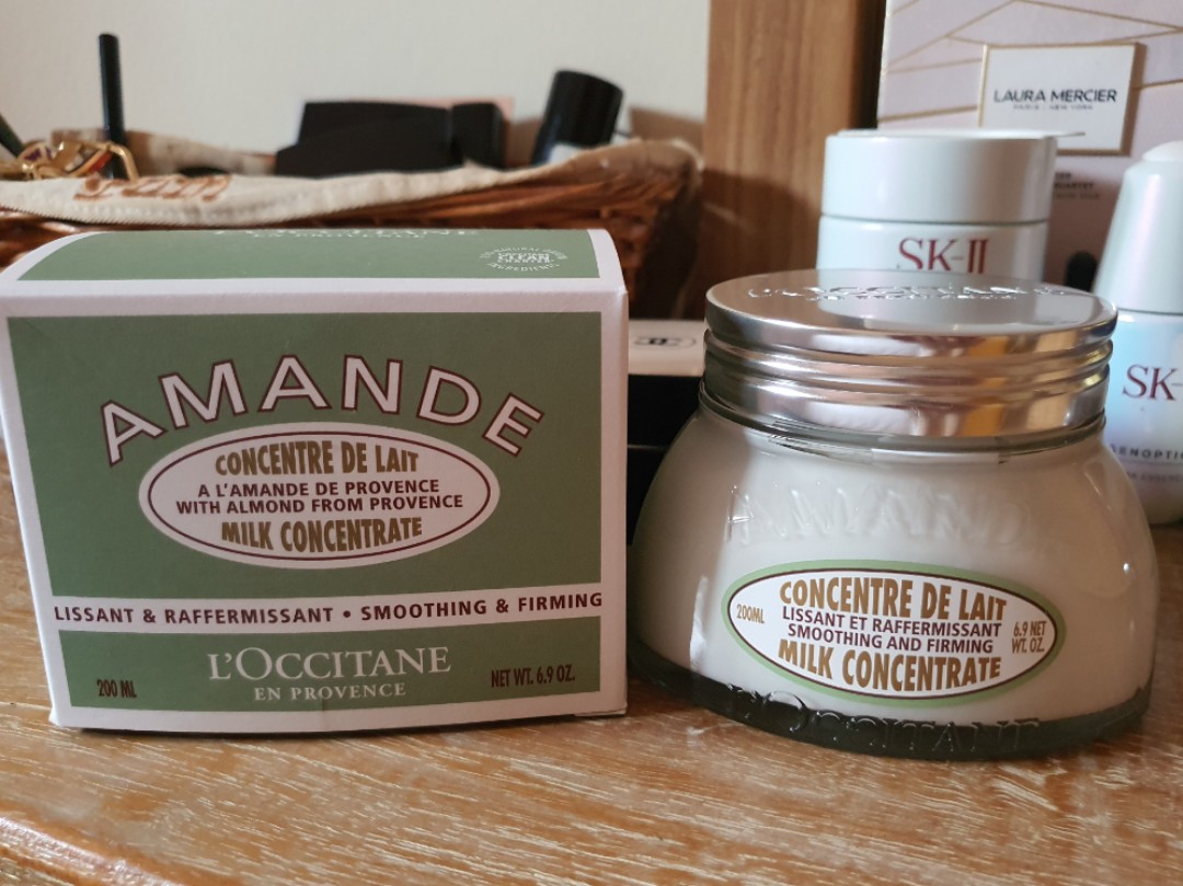 L'Occitane Almond Smoothing and Beautifying Milk Concentrate by L'Occitane 6.9 oz Body Milk