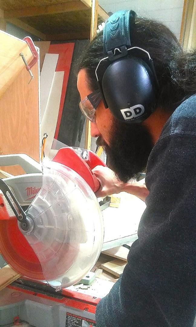 (M3004) Professional Safety Ear Muffs by Decibel Defense 37dB NRR