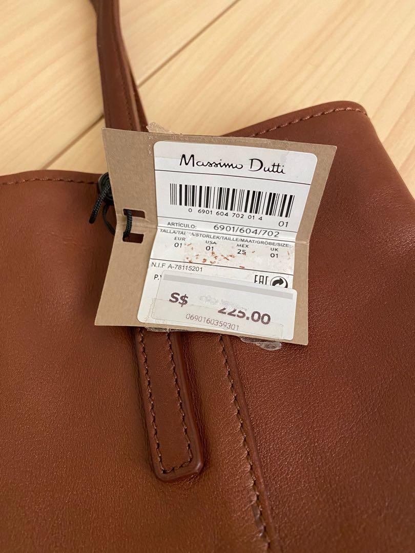 MASSIMO DUTTI BROWN TOTE BAG, Luxury, Bags Wallets on Carousell