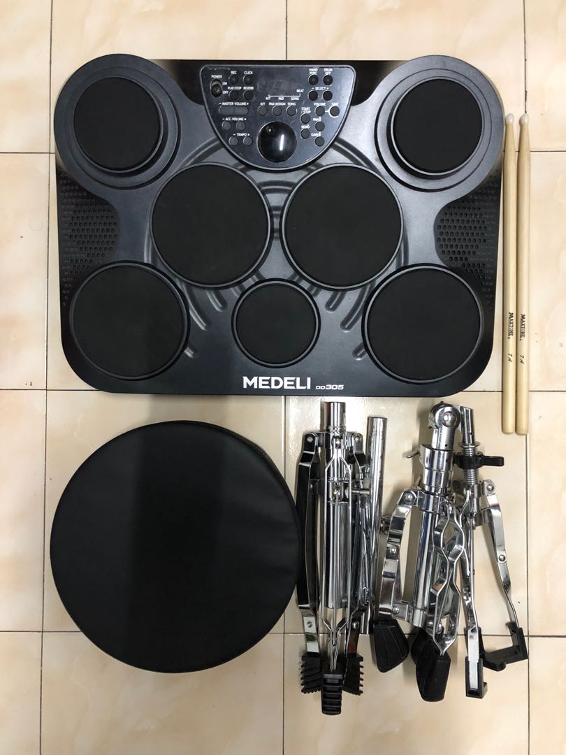 MEDELI DD305 DIGITAL DRUM FULL SET, Hobbies & Toys, Music & Media ...
