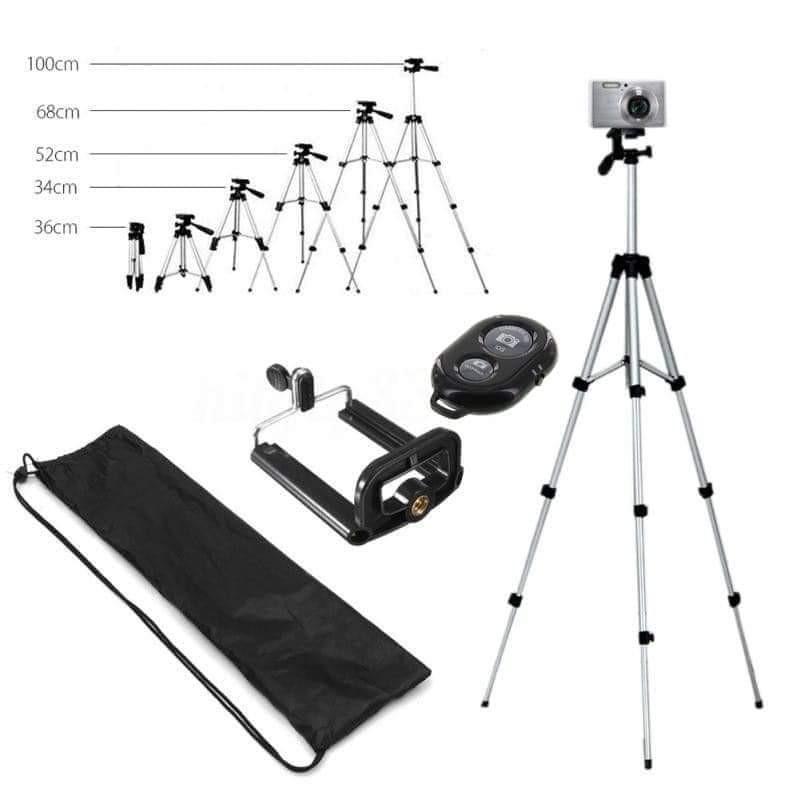 Mobile Phone/Camera Tripod with Bluetooh Shutter (Category: Mounts & Holders) located in Mandaluyong City. Submitted by shopmla (Listing ID 1100609615, Image 3). Description: Mobile Phone/Camera Tripod with Bluetooh Shutter Php 370. Sf applies COD GCASH Bpi family.