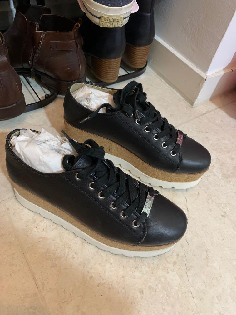 Steve madden wedge sneakers macy's deals