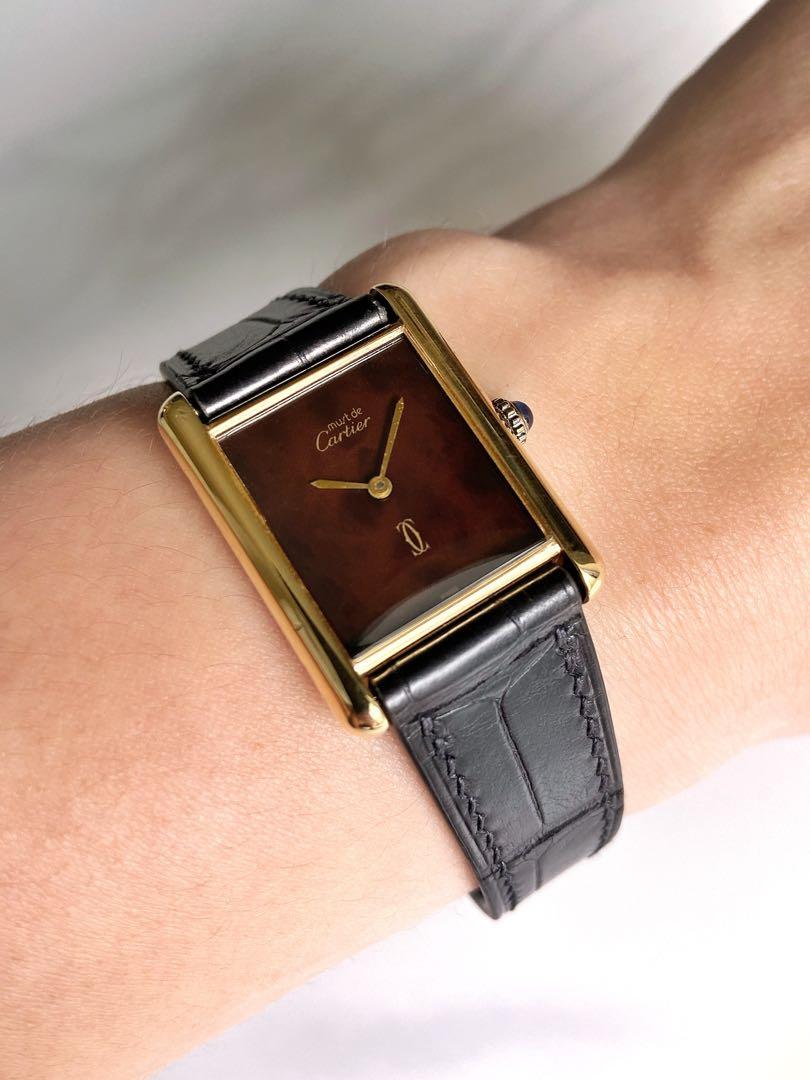 Must De Cartier Tank, Luxury, Watches 
