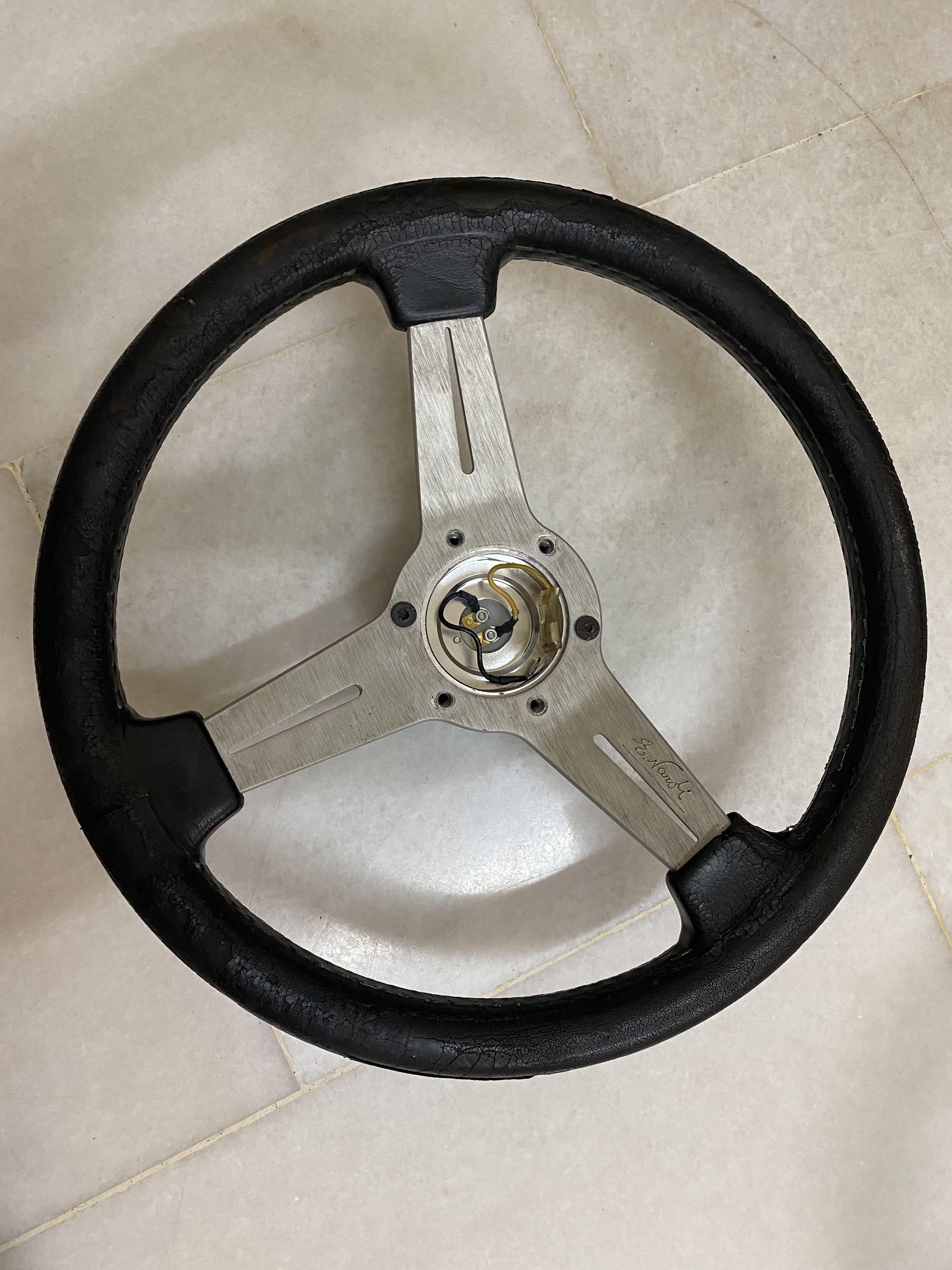 Nardi Steering with Arospeed Quick Release, Auto Accessories on Carousell