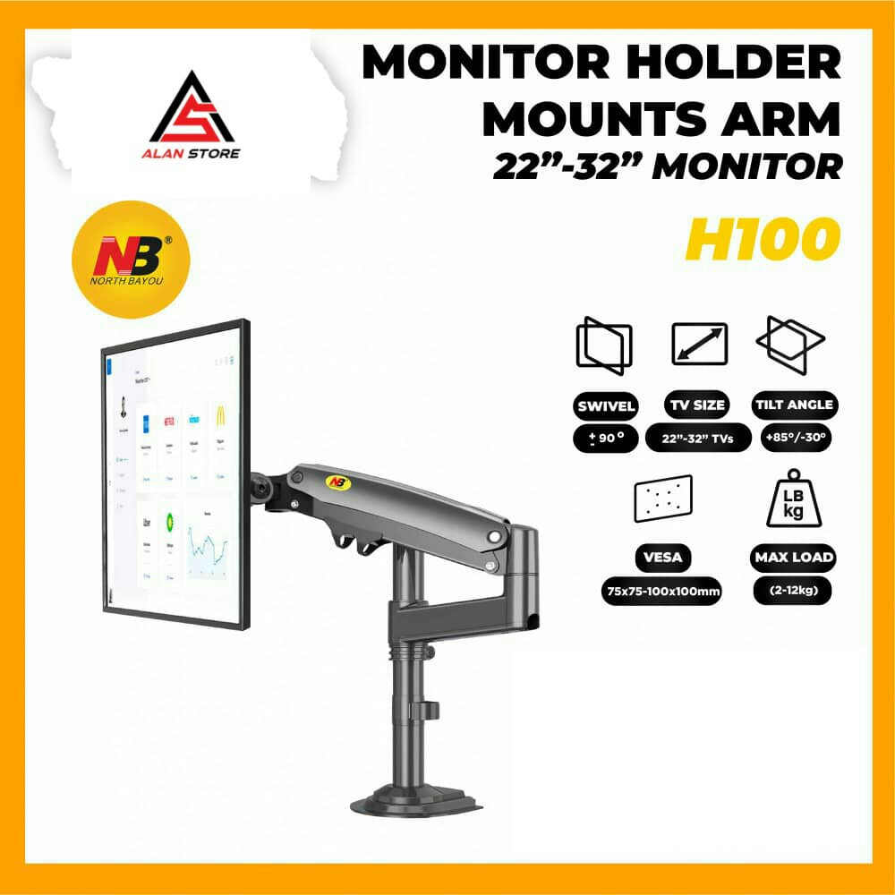 North Bayou H100 monitor arm - handle ultrawide? 