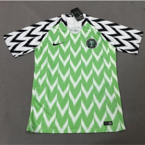Nigeria Home Jersey 2018 World Cup Green Soccer Jersey Football Jersey Men s Fashion Activewear on Carousell