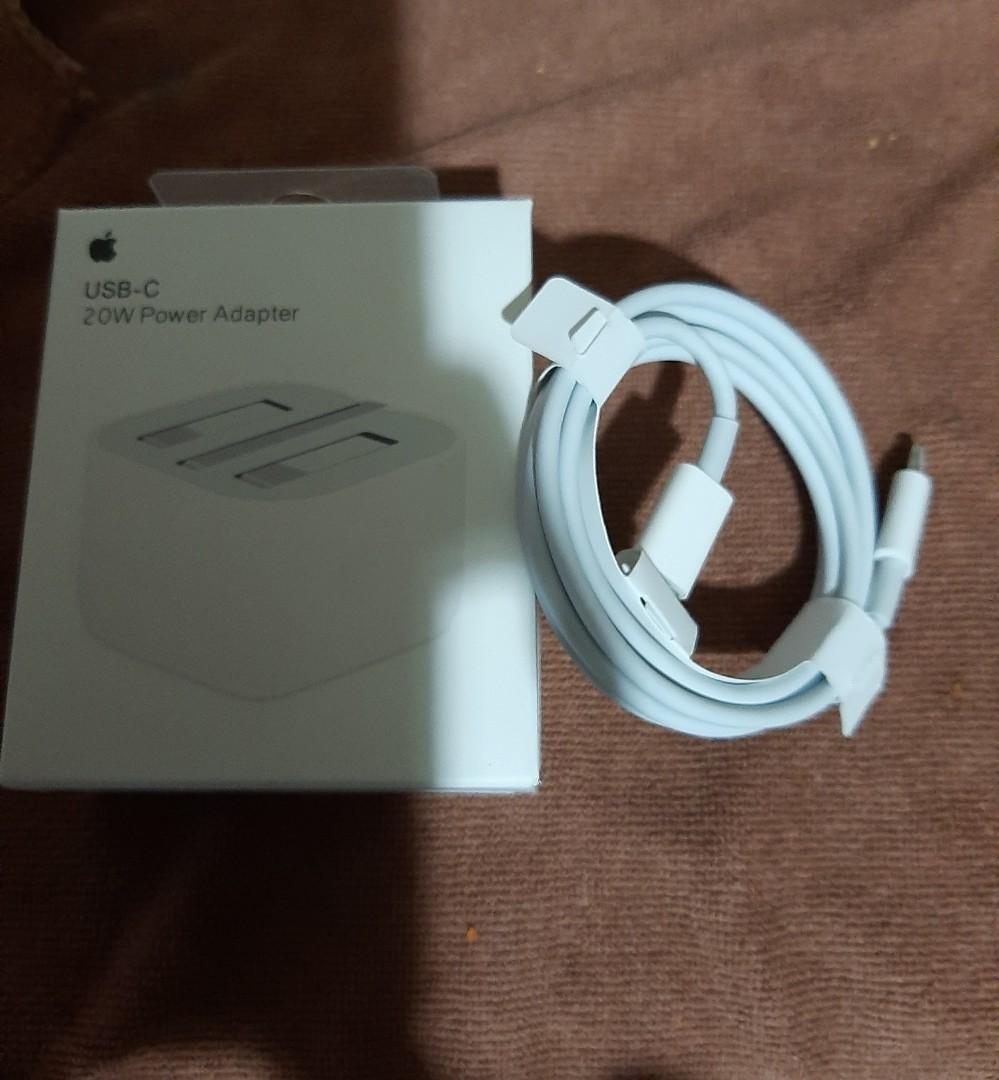 Brand new Original 20w adapter with usb c lightning for fast