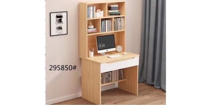 [SALE] Office Computer Desk Study Table with Shelves and Drawer (Category: Office Furniture & Fixtures) located in Manila. Submitted by acinad_ (Listing ID 1100682364, Image 2). Description: Office Computer Desk Study Table with Shelves and Drawer Size: - approx. 80x40x161.2cm For shipping: - Toktok - Grab Delivery Message for inquiries!.