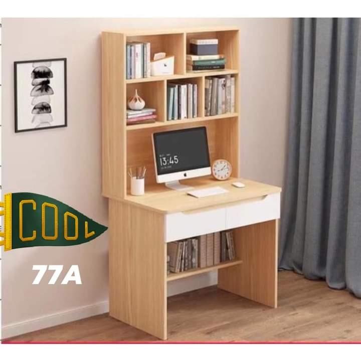 [SALE] Office Computer Desk Study Table with Shelves and Drawer (Category: Office Furniture & Fixtures) located in Manila. Submitted by acinad_ (Listing ID 1100682364, Image 1). Description: Office Computer Desk Study Table with Shelves and Drawer Size: - approx. 80x40x161.2cm For shipping: - Toktok - Grab Delivery Message for inquiries!.