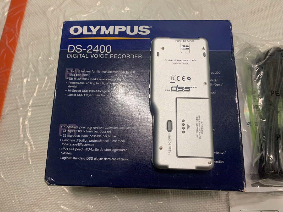 Olympus DS2400 digital voice recorder, Audio, Portable Audio