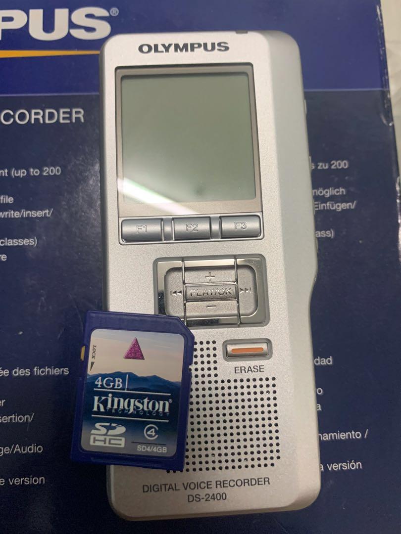 Olympus DS2400 digital voice recorder, Audio, Portable Audio