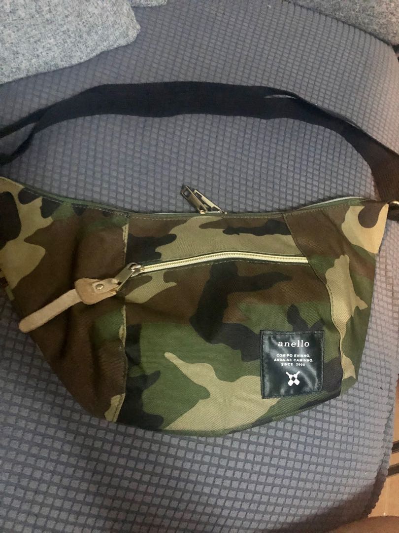 Original Anello Camouflage Crossbody Bag, Women's Fashion, Bags ...