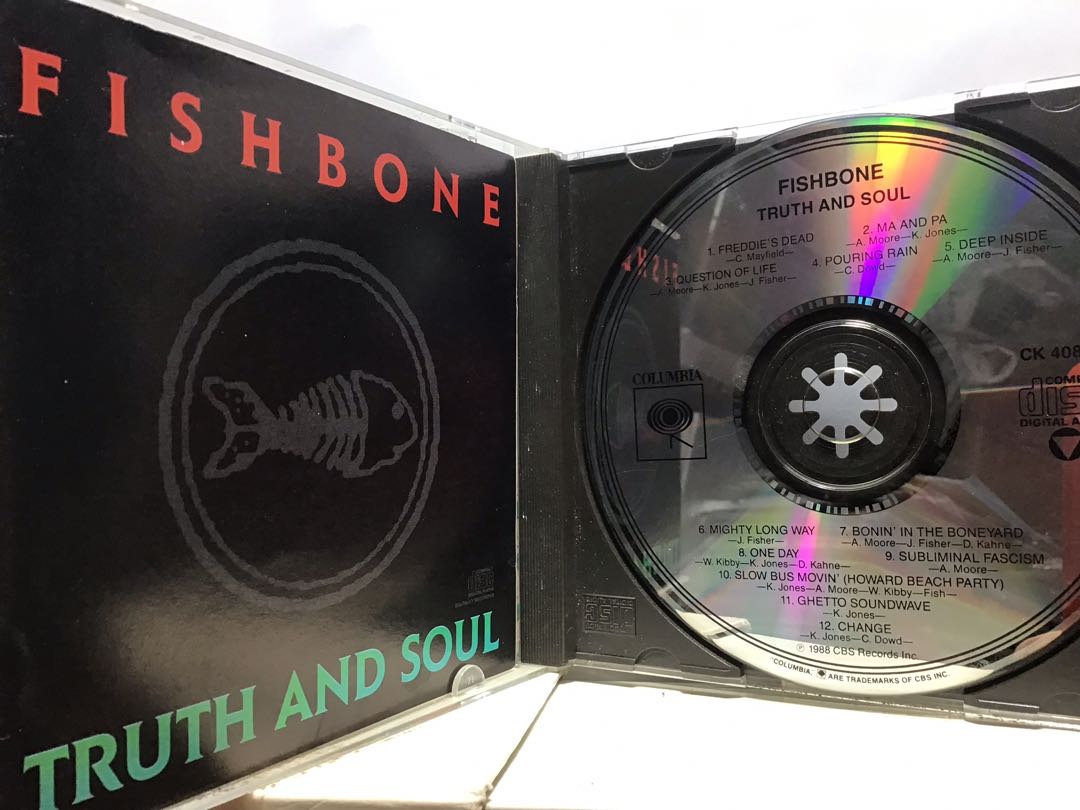 ORIGINAL US PRESS Fishbone - Truth and Soul OOP 1988 USA CD Anubis Rock