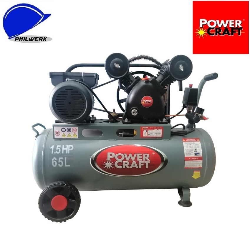 Powercraft Air Compressor 1.5 HP (65 Liters) PAC 1065, Commercial