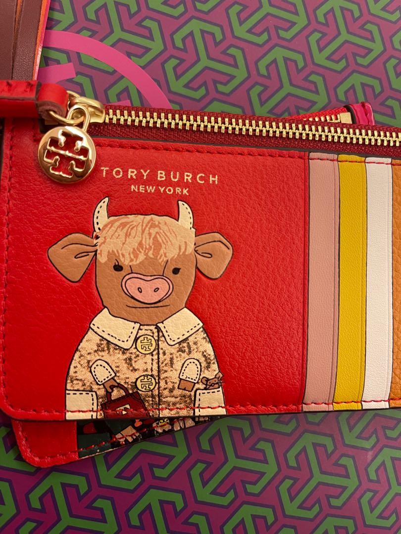 Ready Stock authentic Tory Burch mice mouse lunar card holder