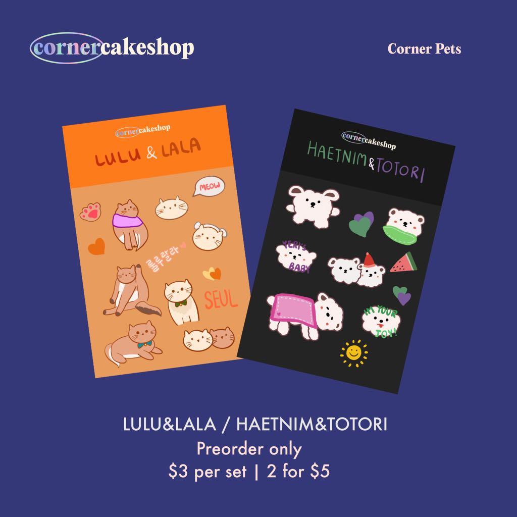 RED VELVET Pets Sticker Sets, Hobbies & Toys, Memorabilia