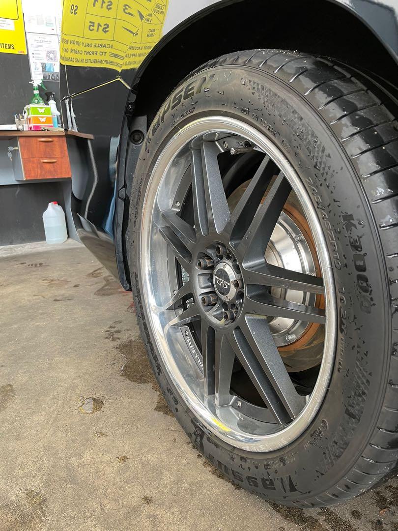 Rims and tyres made in japan, Car Accessories, Tyres & Rims on Carousell