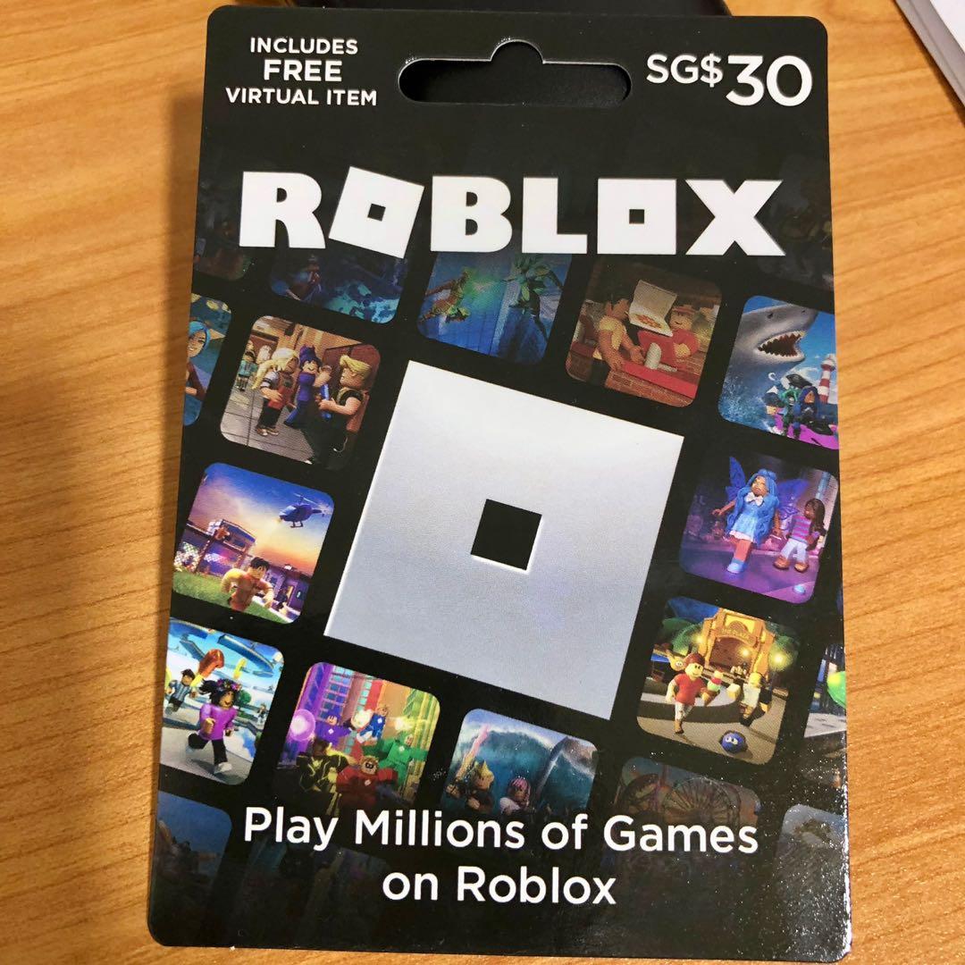 Roblox Gift Card, Video Gaming, Gaming Accessories, Game Gift Cards &  Accounts on Carousell