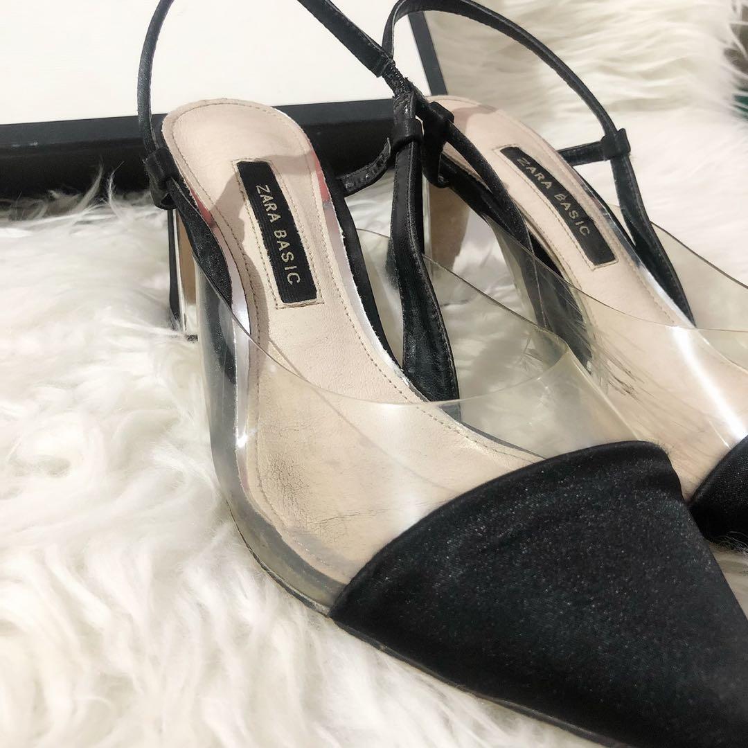 SALE‼️ Zara Pointed Heels | Transparent 