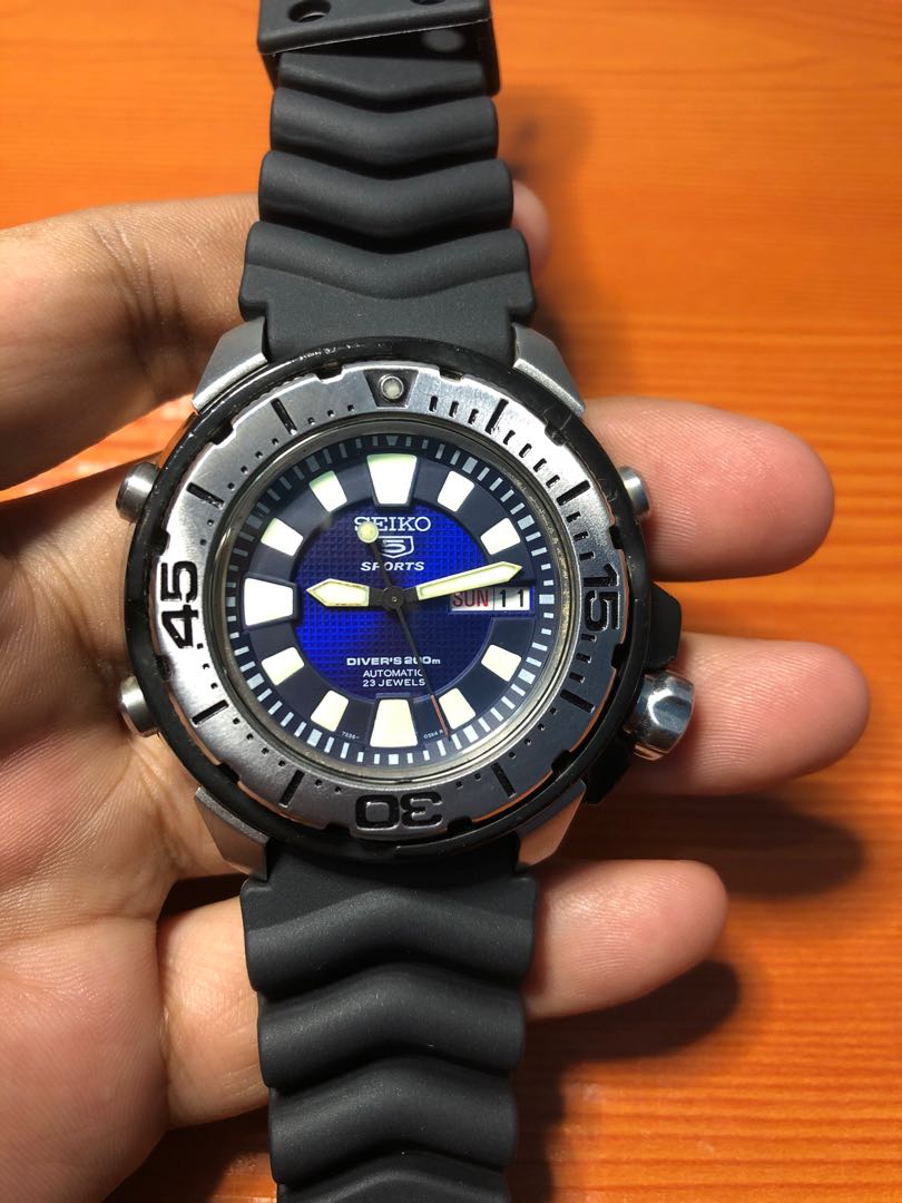 Seiko 5 sports SKX245 franken monster automatic, Men's Fashion, Watches &  Accessories, Watches on Carousell