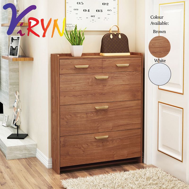 Thin cheap wood cabinet