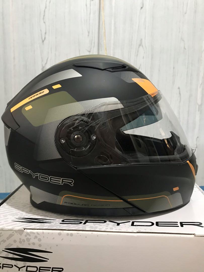 Spyder Arrow Modular Helmet Motorbikes Motorbike Parts
