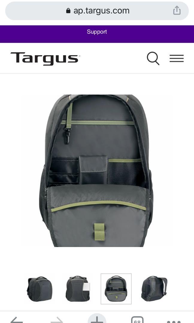 Targus Incognito Backpack, Men's Fashion, Bags, Backpacks on Carousell