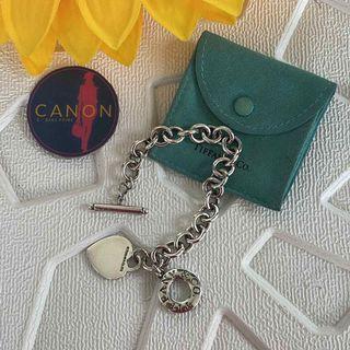 Tiffany &. Co Heart Toggle Bracelet.