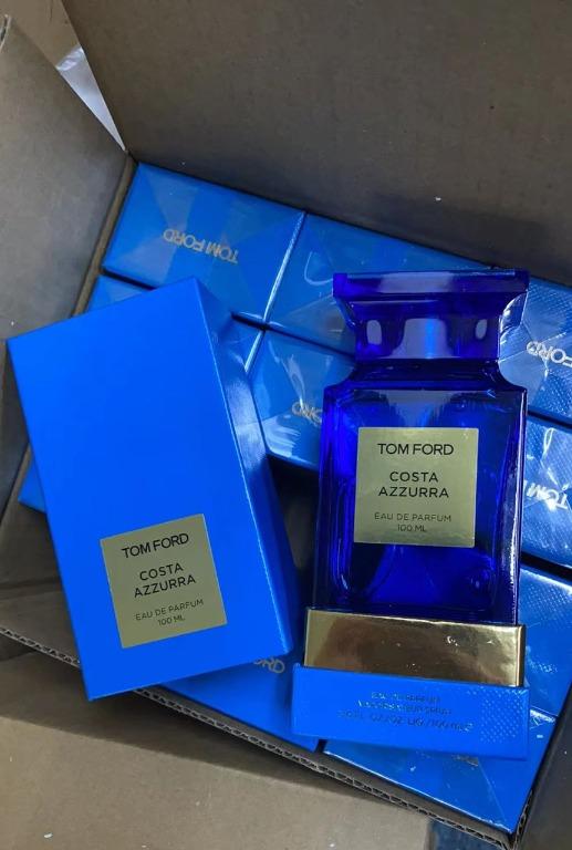 TOM FORD COSTA AZZURRA EDP 100ML (BLUE BOX) PERFUME , Beauty & Personal  Care, Fragrance & Deodorants on Carousell