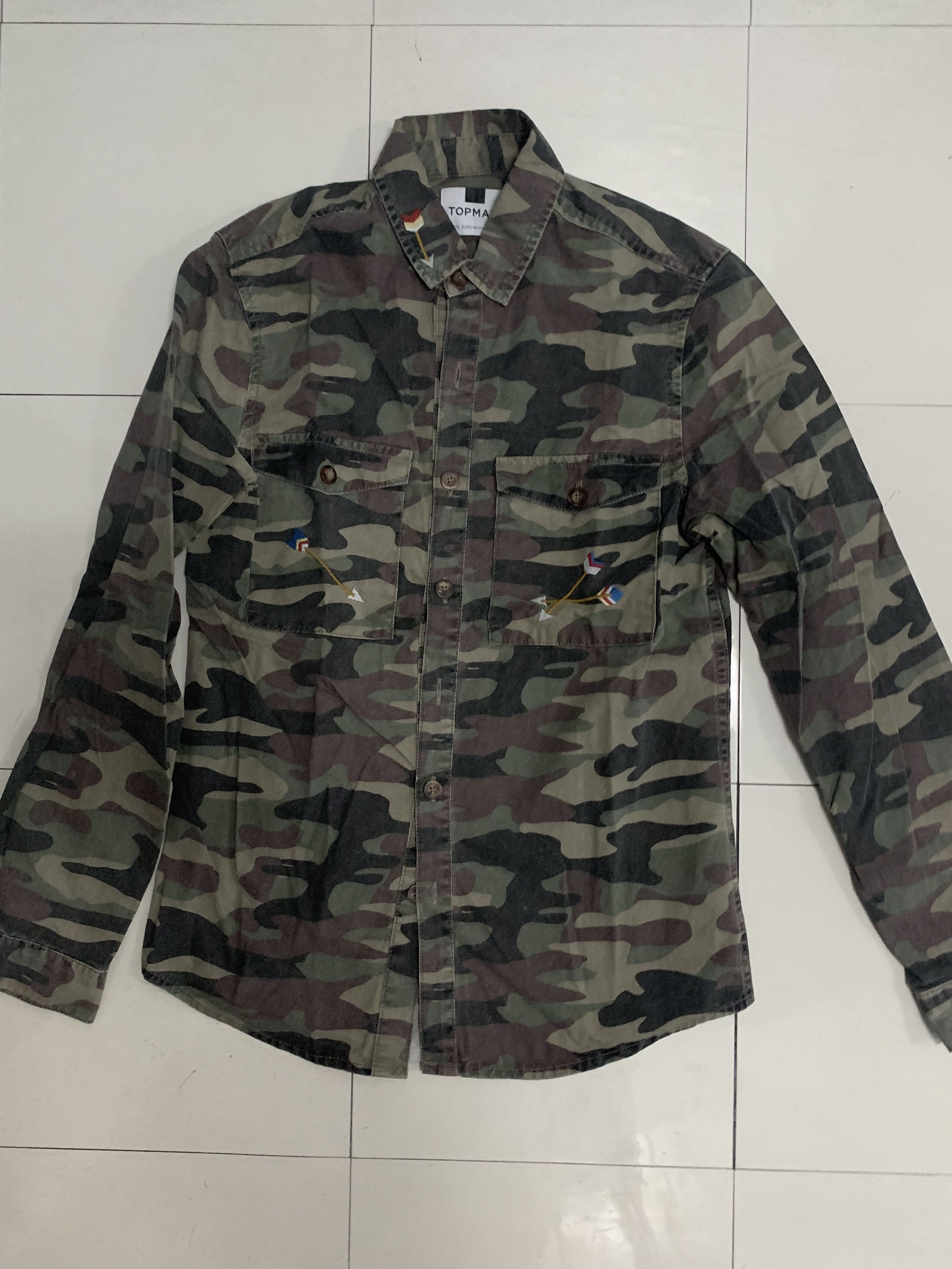 topman camo jacket