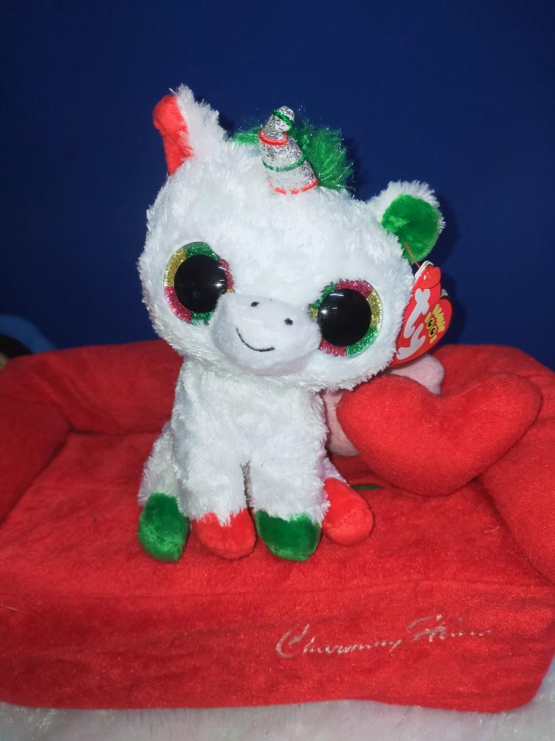 Ty beanie boo candy cane unicorn on sale
