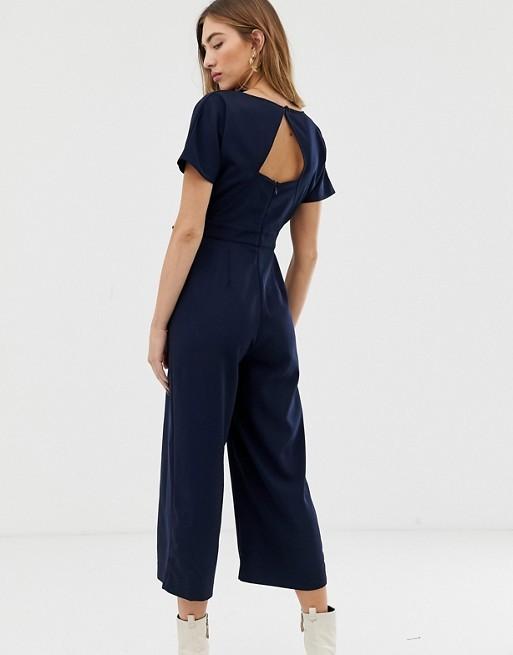 Warehouse navy jumpsuit 2025