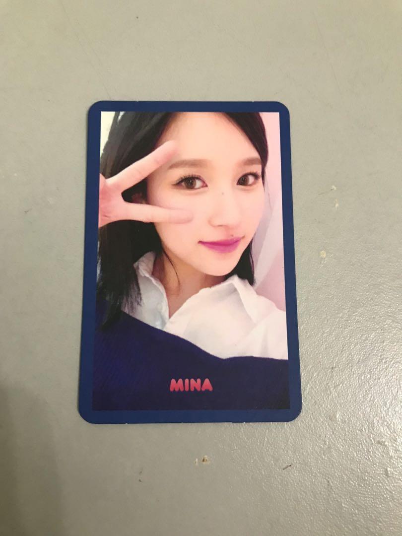Wtt Wts Twice Signal Mina Blue Photocard Hobbies Toys Collectibles Memorabilia K Wave On Carousell