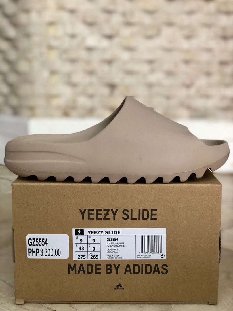 Yeezy Slide Pure, Men's Fashion, Footwear, Slippers u0026 Slides on Carousell