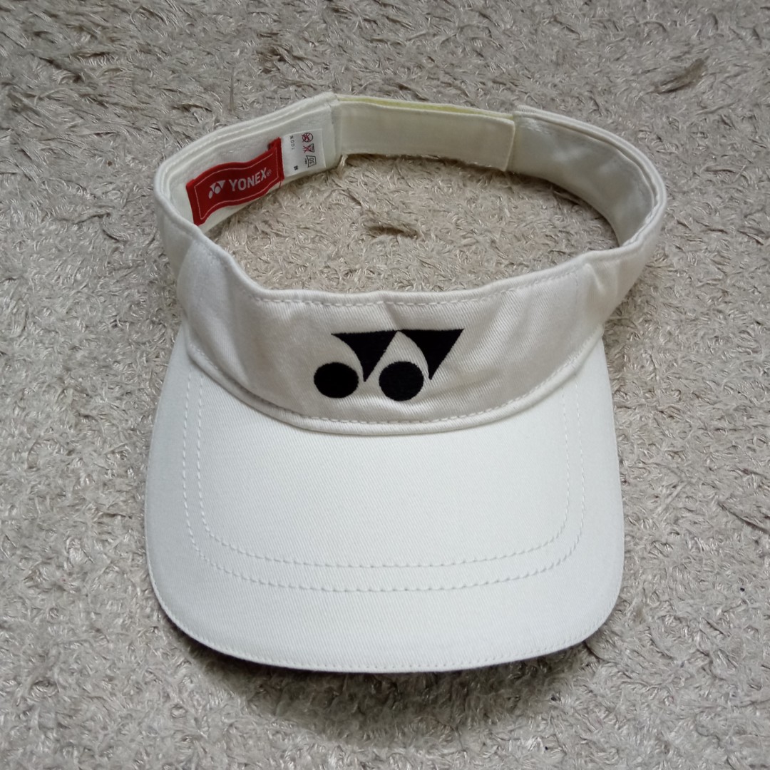 Yonex White Visor, Men's Fashion 