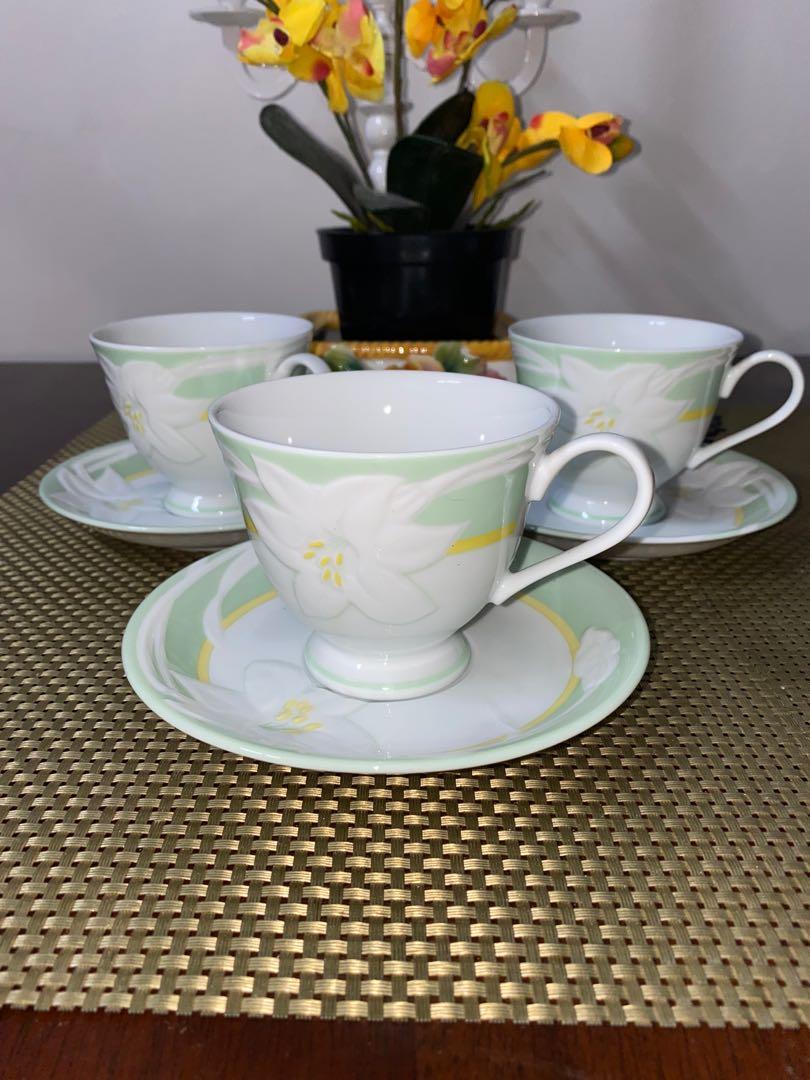 YSL Cups & Saucers (sold per duo/pair) (Category: Coffee & Tea Tableware) located in Marikina City. Submitted by neltan_carousel (Listing ID 1100774223, Image 2). Description: • Brand new, without box • VGC • Only 3 duos available • 1150/duo ‼️No low ballers please.. .