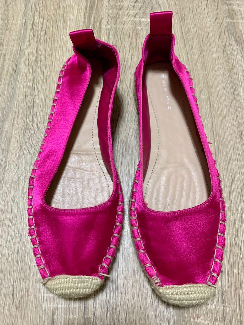 Hot Pink Espadrilles, Women's Fashion, Footwear, & Sandals on