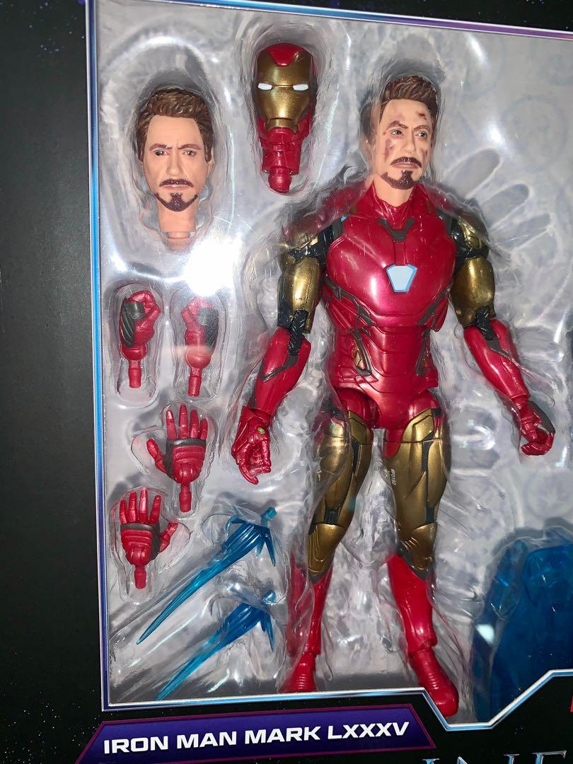 全新 可散買 Tony Stark Iron Man 鐵甲奇俠 Mark LXXXV MK 85 & Thanos 2-Pack Hasbro ...